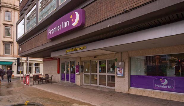 Exterior at Premier Inn Glasgow (Cambuslang/M74, J2A) showing reception