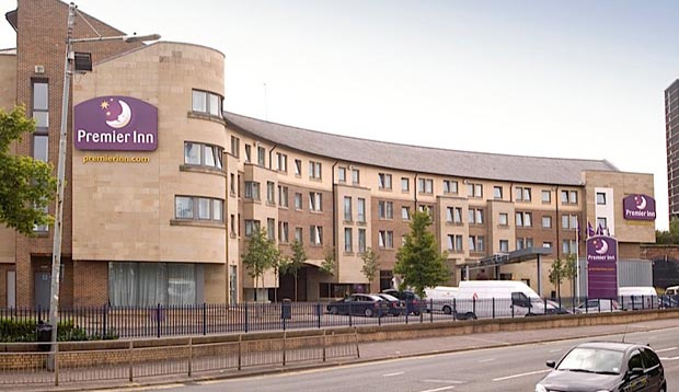 Exterior of Premier Inn Glasgow City Centre South
