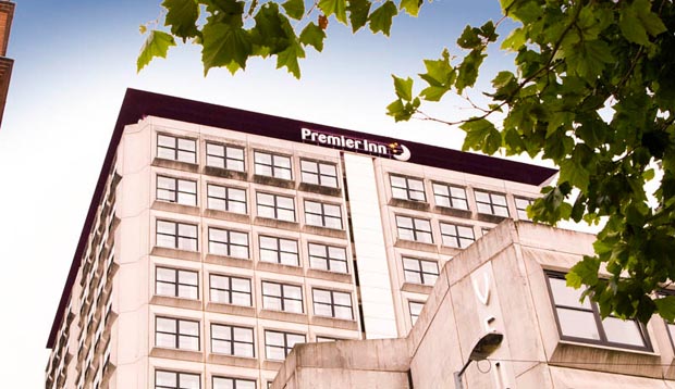 Exterior of Premier Inn Glasgow City Centre (Charing Cross)