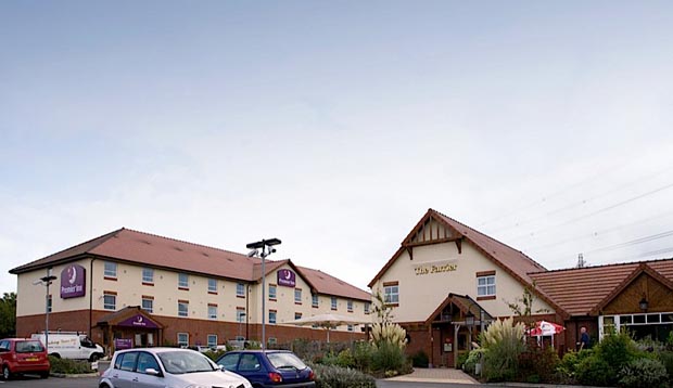 Exterior of Premier Inn Grantham