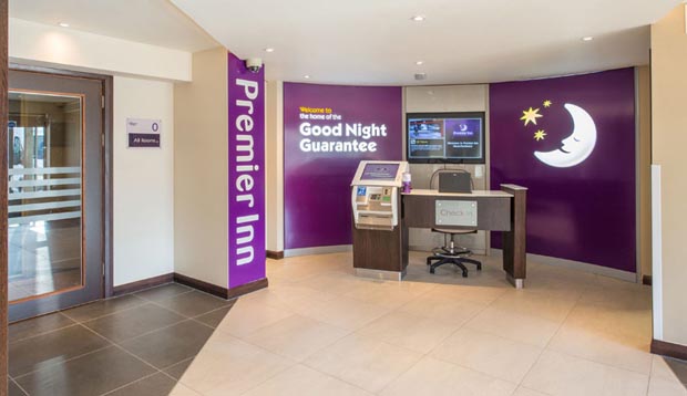 Reception at Premier Inn Haverfordwest (North/A40)