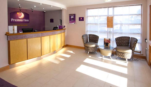 Bar area at Premier Inn Christchurch/Highcliffe