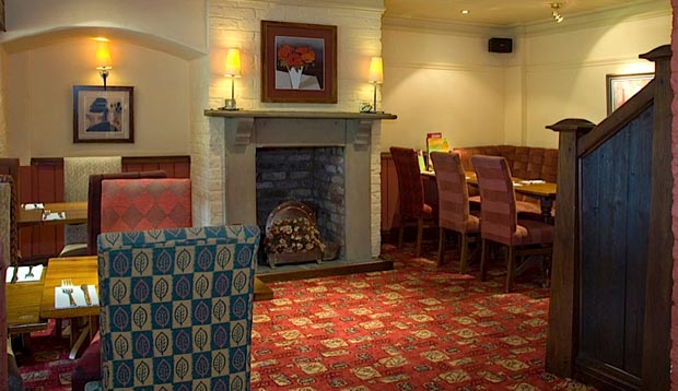 Restaurant area at Premier Inn Hull West