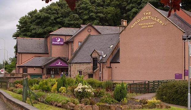 Exterior of Premier Inn Hotel Inverness Centre (Millburn Road)