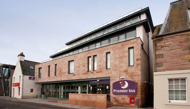 Exterior of Premier Inn Hotel Inverness Centre (River Ness)