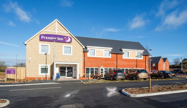 Exterior of Premier Inn Isle of Wight Sandown (Merrie Gardens)