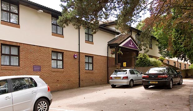 Exterior at Premier Inn Kings Langley showing car park