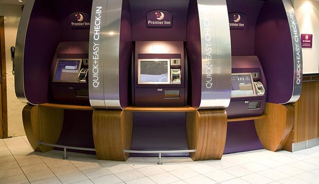 Reception at Premier Inn London Kings Cross
