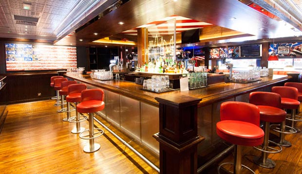 Bar area at Premier Inn Leeds City Centre