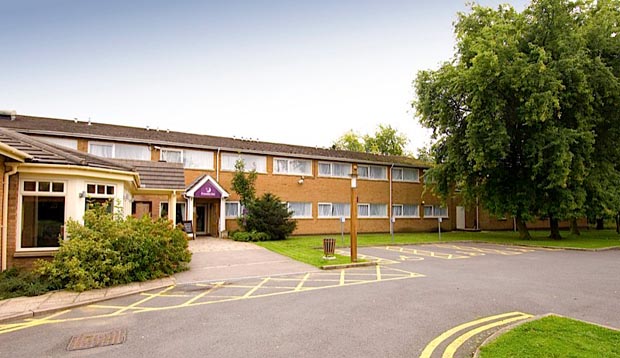 Exterior of Premier Inn Leicester (Forest East) hotel