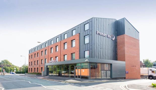 Exterior at Premier Inn Lichfield City Centre hotel