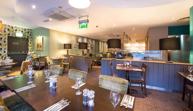 Restaurant area at Premier Inn Liverpool City Centre (Moorfields)