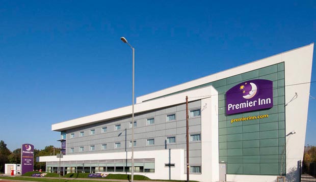 Exterior of Premier Inn Liverpool John Lennon Airport hotel