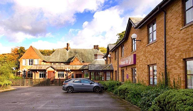 Car park at Premier Inn Liverpool Rainhill