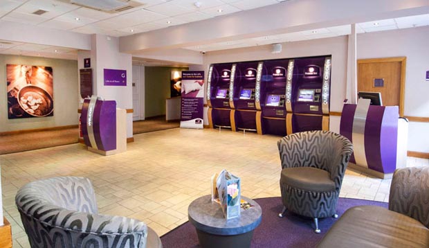 Reception at Premier Inn London County Hall