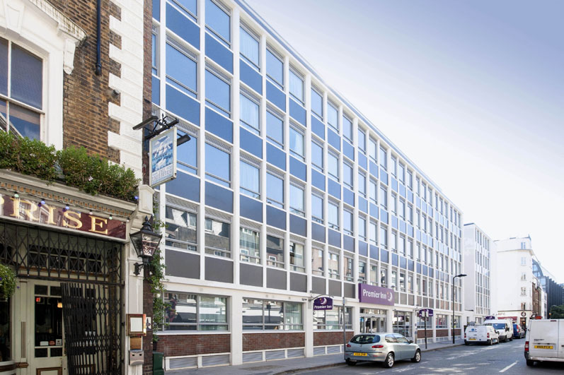 Exterior at Premier Inn London Holborn hotel