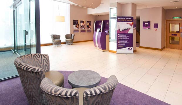 Reception at Premier Inn London City (Old Street)