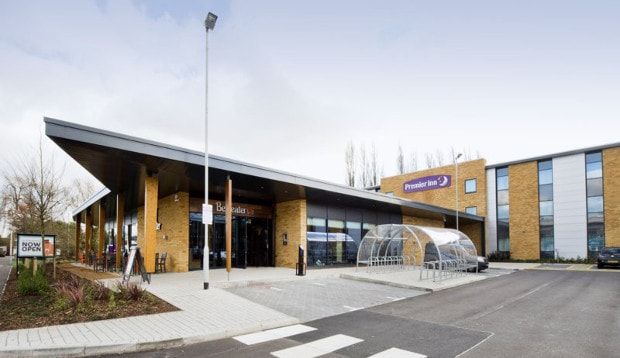 Exterior of Premier Inn London Uxbridge hotel