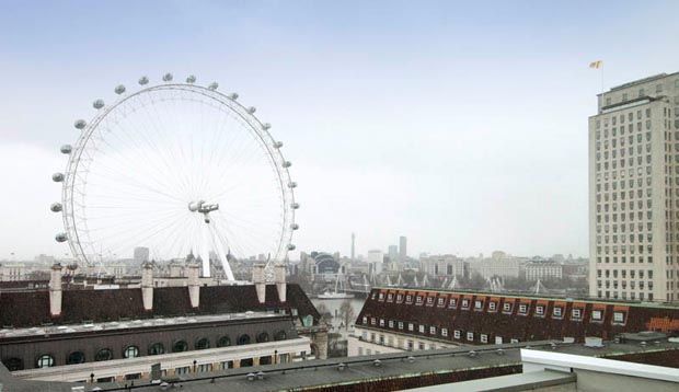 Surrounding area at Premier Inn London Waterloo (Westminster Bridge) hotel showing the London Eye
