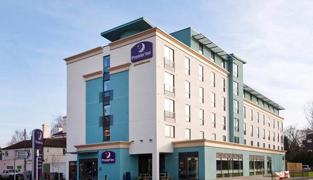 The open air Rapport NCP car park, hotel in distance across the junction. -  Picture of Premier Inn Cardiff City Centre (Queen Street) hotel -  Tripadvisor