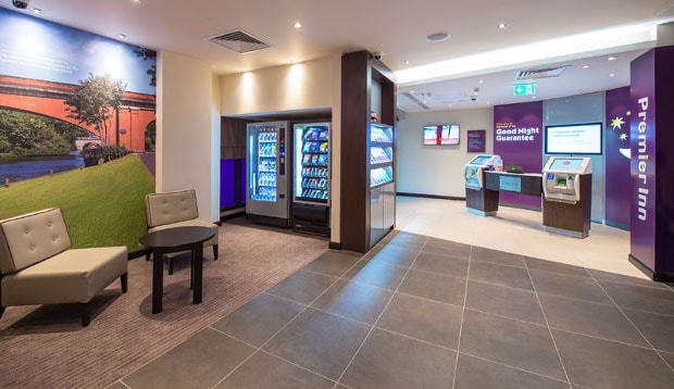 Reception at Premier Inn Maidenhead Town Centre hotel