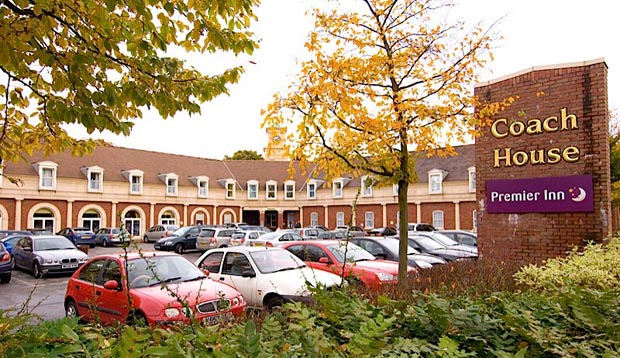 Car park at Premier Inn Manchester Trafford Centre South hotel