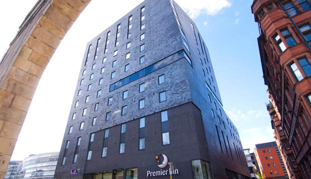Exterior at Premier Inn Manchester City (Piccadilly) hotel