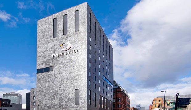 Exterior at Premier Inn Manchester City (Piccadilly) hotel