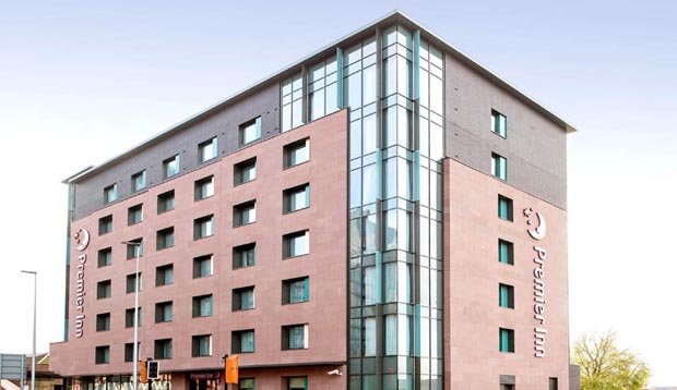 Exterior at Premier Inn Manchester Salford Central hotel