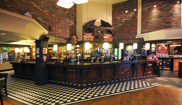 Coffee shop at Premier Inn Milton Keynes South West (Furzton Lake) hotel