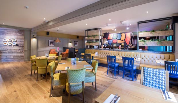 Restaurant at Premier Inn Newport Wales (M4, J24) hotel