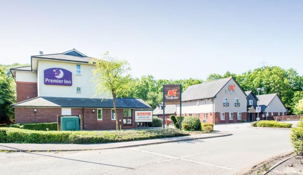 Outside Premier Inn Newport Wales (M4, J24) hotel