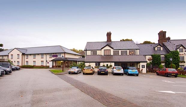 Car park at Premier Inn Northwich (Sandiway) hotel
