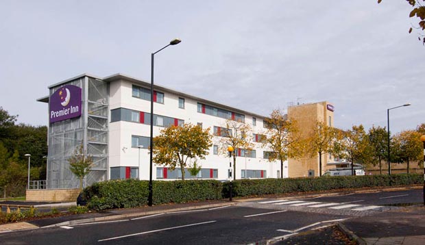 Exterior of Premier Inn Rochester