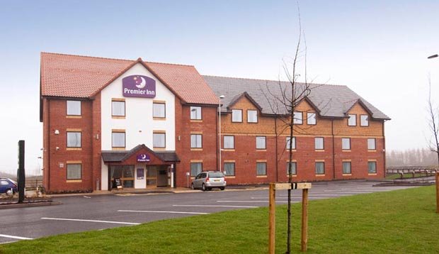 Exterior of Premier Inn Rugeley