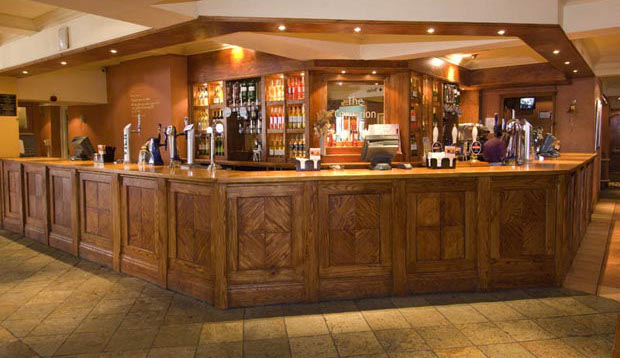 Bar area at Premier Inn Tamworth South