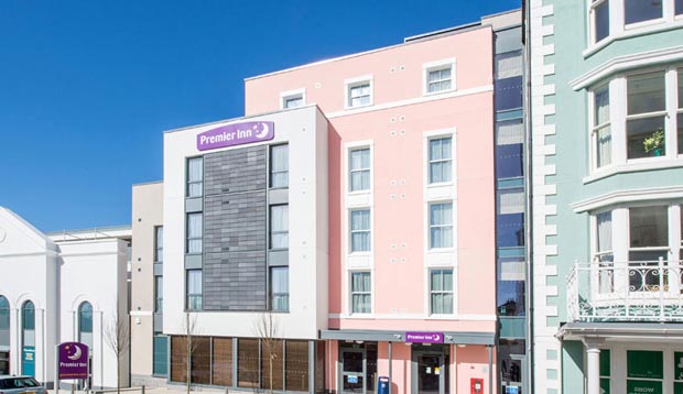 Exterior of Premier Inn Tenby Town Centre