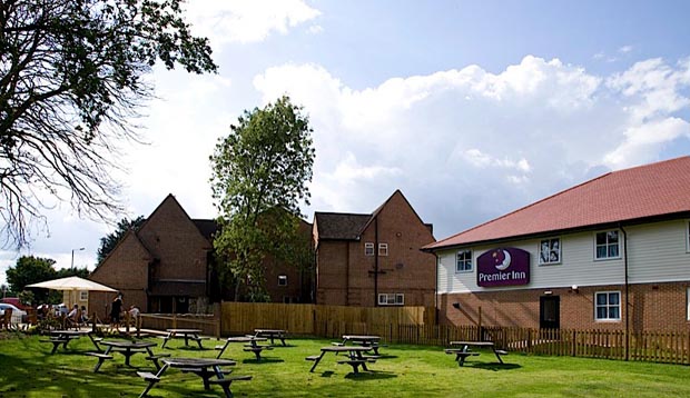 Exterior at Premier Inn London Twickenham East showing restaurant