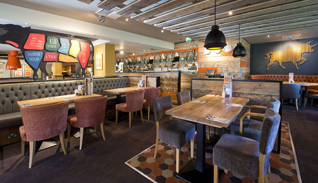 Beefeater restaurant interior