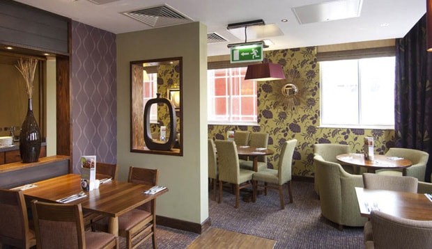 Thyme restaurant inside Premier Inn hotel.